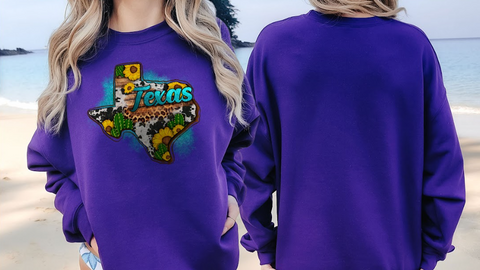 TEKSAS KAKTÜS SWEATSHİRT