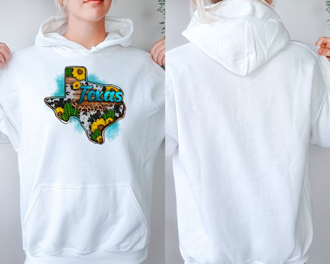 Teksas Kaktüs Hoodie
