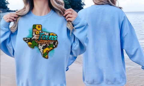 TEKSAS KAKTÜS SWEATSHİRT