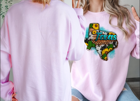 TEKSAS KAKTÜS SWEATSHİRT