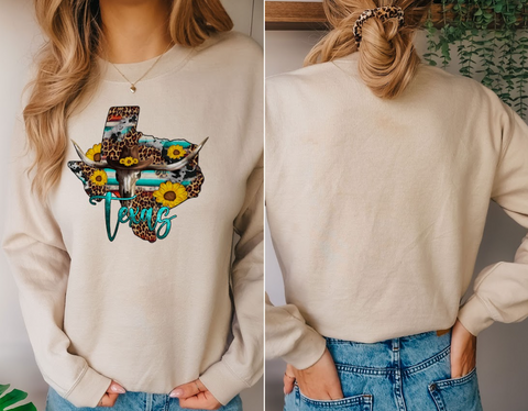 Geyik Motif Sweatshirt