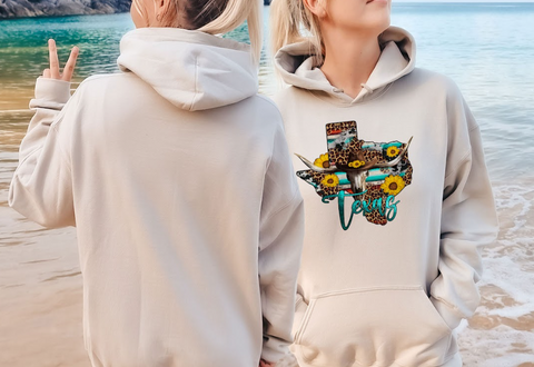 Geyik Motif Hoodie