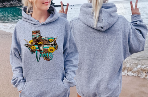 Geyik Motif Hoodie