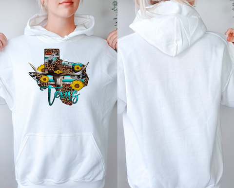 Geyik Motif Hoodie