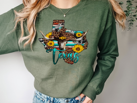 Geyik Motif Sweatshirt