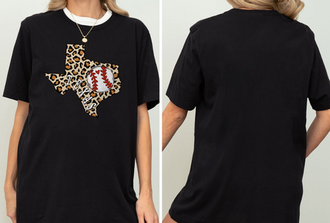 Teksas Baseball Tişört
