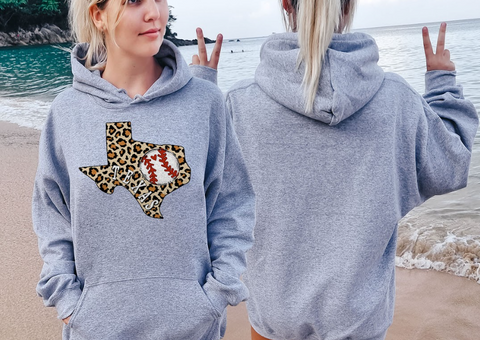 Teksas Baseball Hoodie