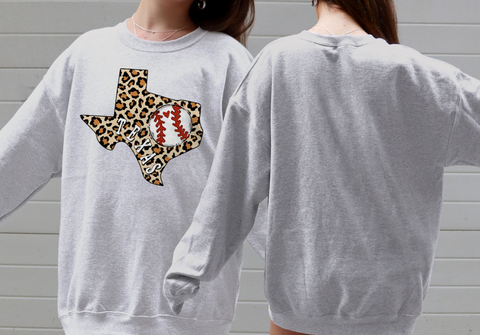 Teksas Baseball Sweatshirt