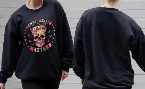 Çiçek Kurukafa Sweatshirt
