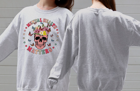 Çiçek Kurukafa Sweatshirt