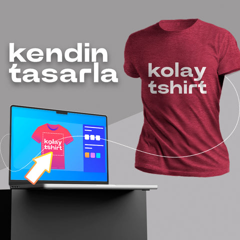 Baskılı Yetişkin Tişört Tasarla