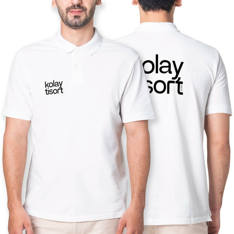 Polo Yaka Nakış Standart Tişört