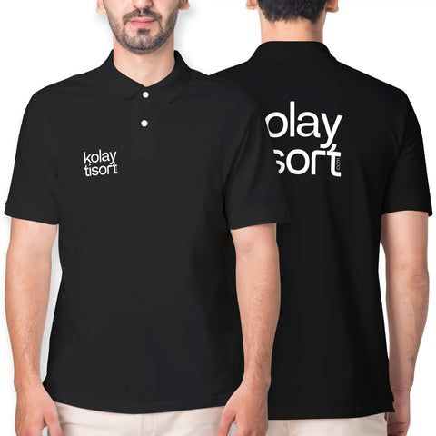 Polo Yaka Nakış Standart Tişört