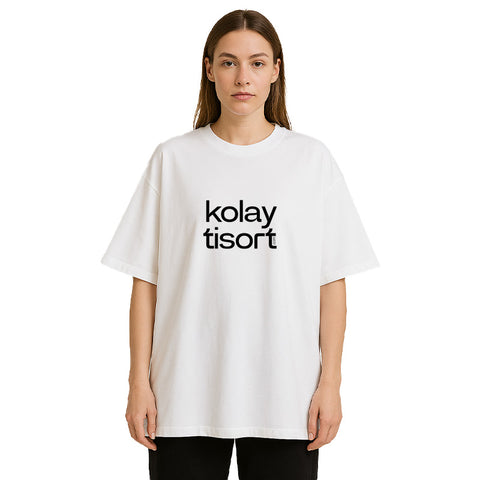 Oversize Baskılı Tişört