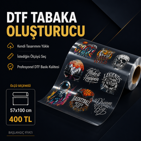 DTF Tekstil Baskı Tabakası Oluşturucu
