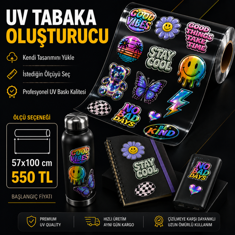 Kalıcı Sticker Baskı Tabakası Oluşturucu