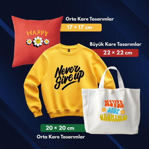 Ölçülü DTF Transfer