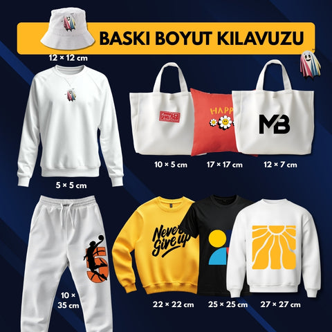 Ölçülü DTF Transfer