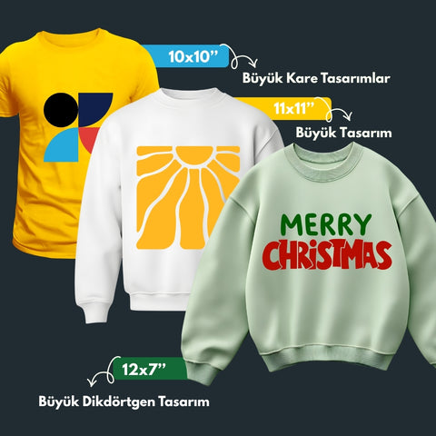 Ölçülü DTF Transfer