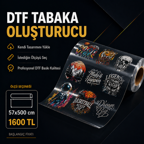 DTF Tekstil Baskı Tabakası Oluşturucu