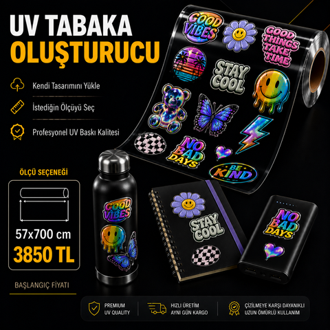 Kalıcı Sticker Baskı Tabakası Oluşturucu