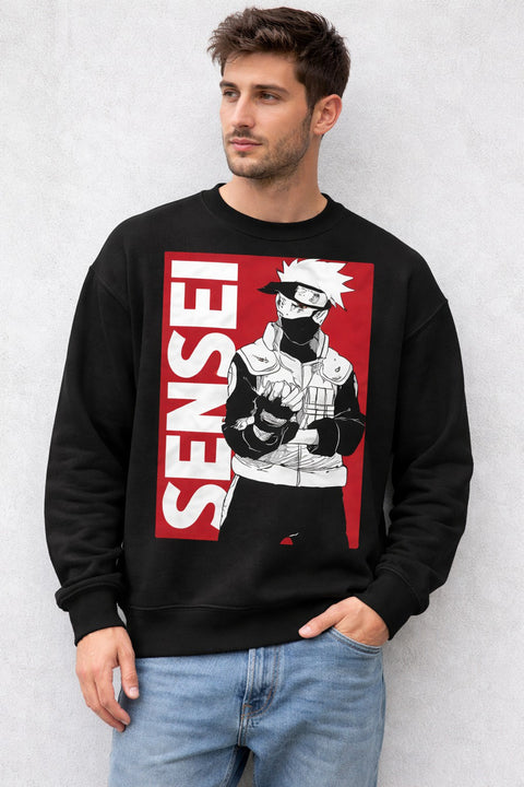 Sensei – Japanese Typography Illustration Sweatshirt