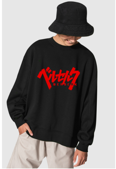 Jujutsu Kaisen – Sukuna Red Typography  Sweatshirt