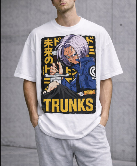 Dragon Ball Z – Trunks Future Hope Poster Oversize Tişört