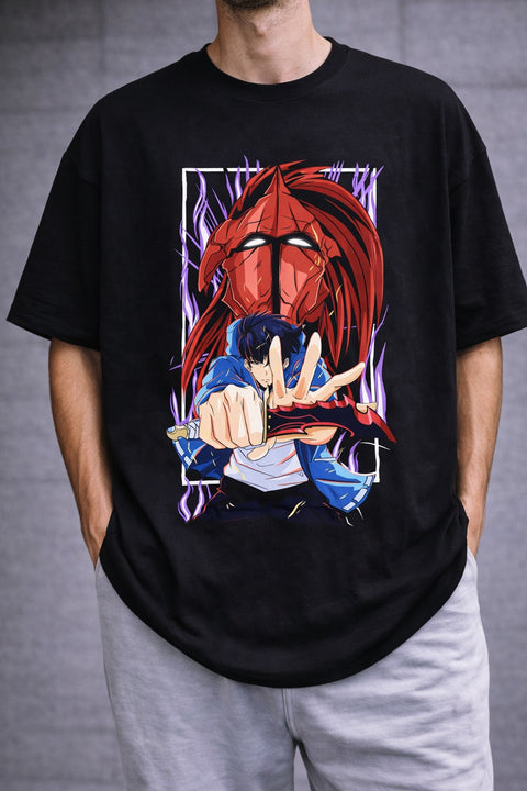 Rurouni Kenshin – Himura Battousai Oversize Tişört