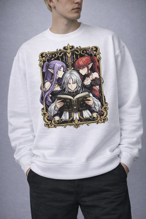 Dark Fantasy – Gothic Anime Frame Sweatshirt