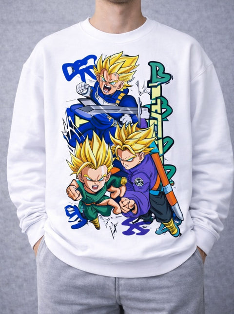 Dragon Ball Z – Super Saiyan Duo Illustration Sweatshirt