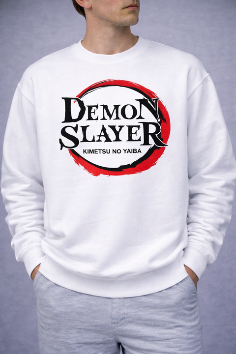 Demon Slayer – Minimal Logo Circle Sweatshirt