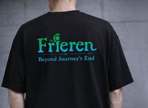 Frieren – Beyond Journey’s End Logo Oversize Tişört