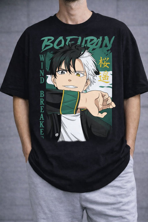 Wind Breaker – Sakura Haruka  Oversize Tişört