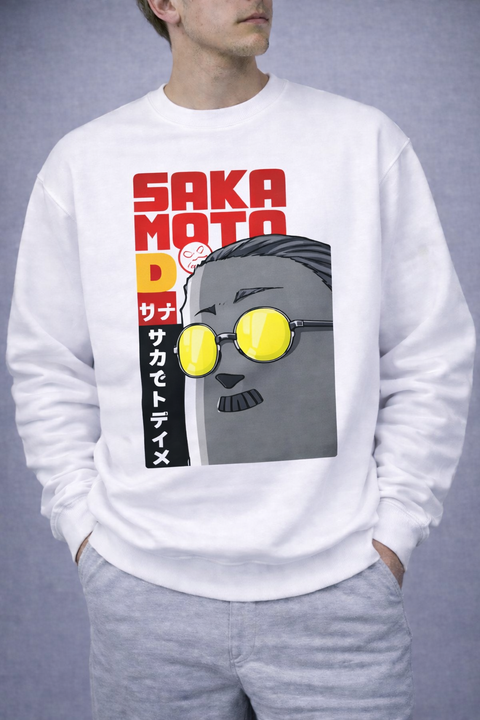 Sakamoto Days – Sakamoto Cartoon Panel Sweatshirt