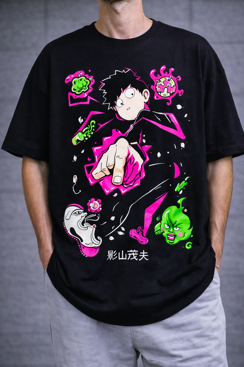 Mob Psycho 100 – Shigeo Kageyama (Mob) Oversize Tişört