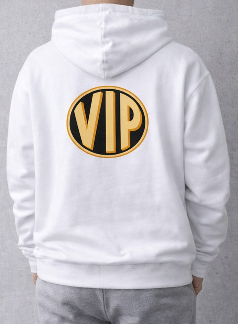 VIP Gold Logo – Luxury Minimal Style Hoodie