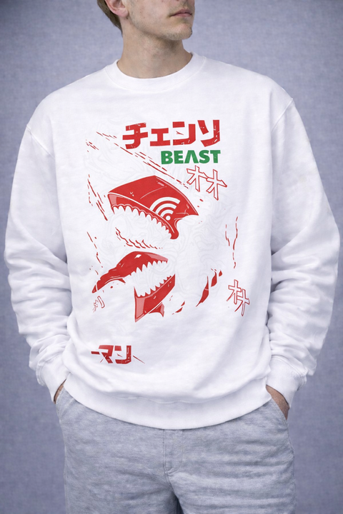 Chainsaw Man – Chainsaw Beast Illustration Sweatshirt