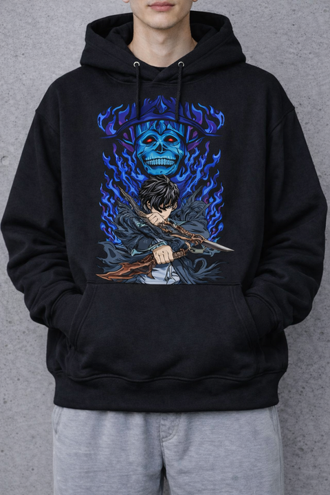 Blue Oni Demon – Dark Japanese Style  Hoodie