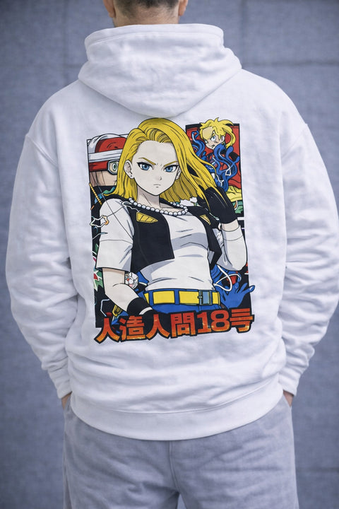 Anime Blonde Girl – Manga Art Style Hoodie