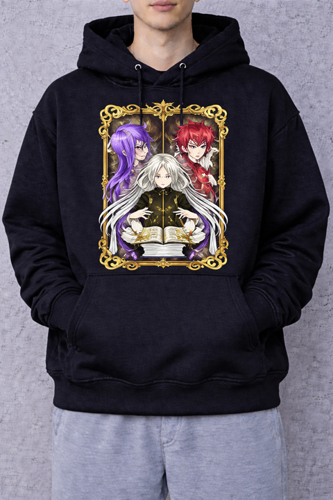 Royal Warrior – Golden Frame Illustration  Hoodie