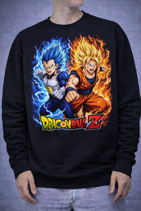 Dragon Ball Z – Goku & Vegeta Aura Clash Sweatshirt