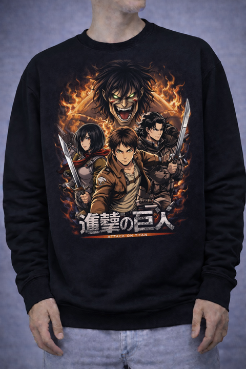 Attack on Titan – Eren Yeager Dark Form Sweatshirt