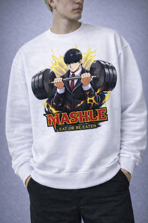 Mashle – Mash Burnedead Power Pose Sweatshirt