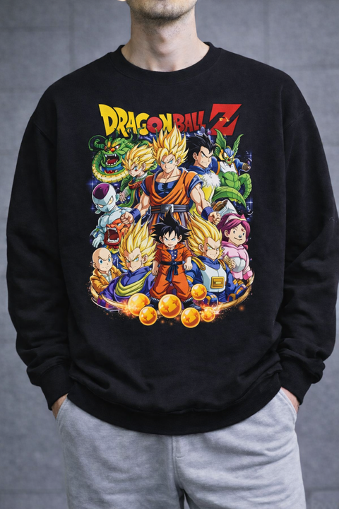 Dragon Ball – Classic Characters Collage Sweatshirt
