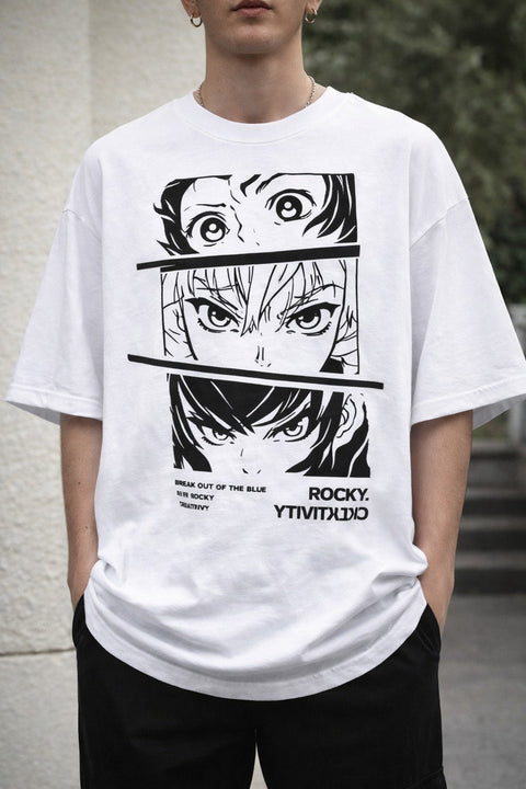 Tokyo Ghoul – Kaneki Ken Eyes Panel Oversize Tişört