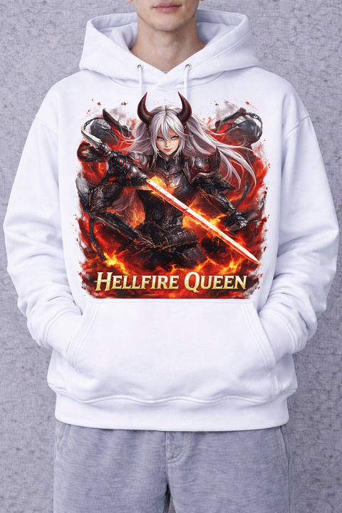 Hellfire Queen – Dark Female Power Hoodie