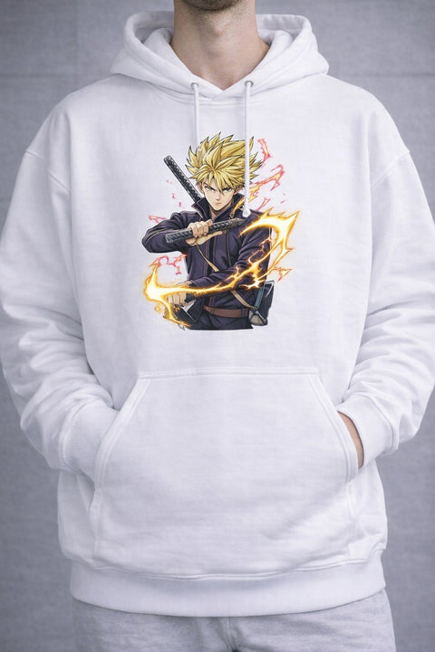 Anime Warrior King – Royal Battle Pose Hoodie