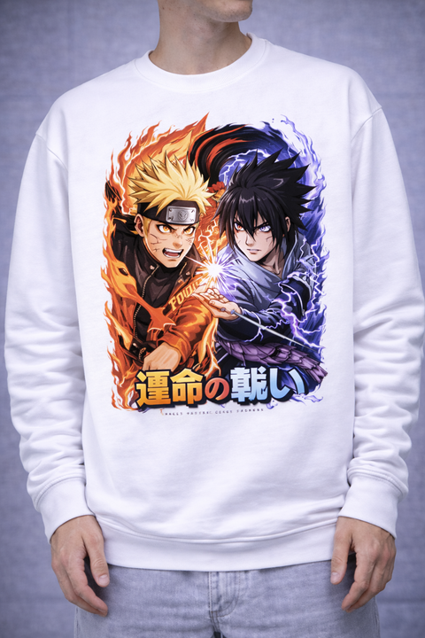 Naruto – Rival Power Duo Panel Sweatshirt
