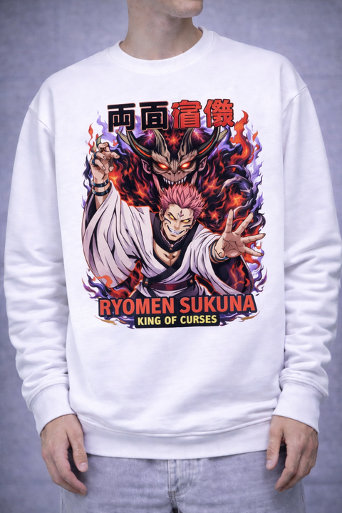 Jujutsu Kaisen – Ryomen Sukuna Dark Panel  Sweatshirt